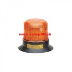 LED maják Zábleskový , 9-110Voltov, oranžový pre vozíky, plošiny