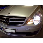Mercedes R W251 2005-2013, oprava slabej svietivosti xenónových svetiel Hella D2S-D1S, pokovenie