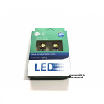 LED auto žiarovky (2ks) pätica T10 biela 9xLED Samsung Gold 3623, W5W, CanBus 12V TOP – fotka 2