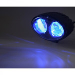 LED výstražné bodové svetlo modré 10-48V 2x4W pre vysokozdvižný vozík 143x122mm – fotka 3